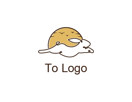 rabbit and sun pet logos