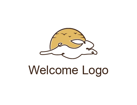 rabbit and sun pet logos