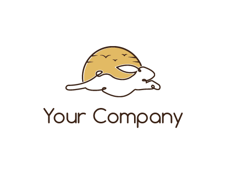 rabbit and sun pet logos