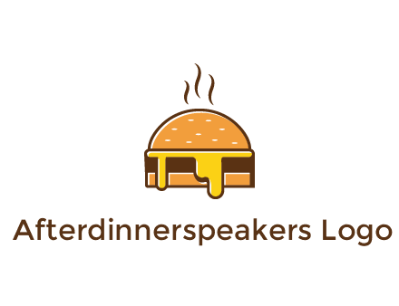 burger with steam and dripping cheese
