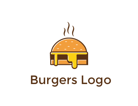 burger with steam and dripping cheese