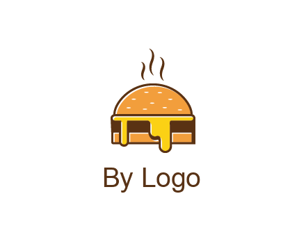 burger with steam and dripping cheese