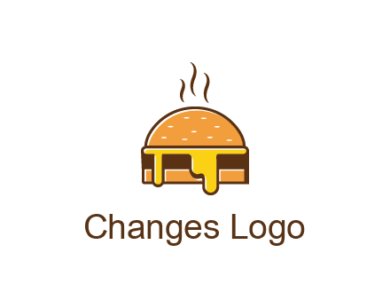 burger with steam and dripping cheese