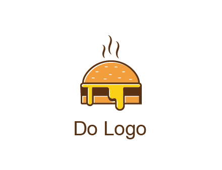 burger with steam and dripping cheese