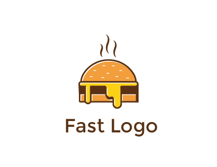 burger with steam and dripping cheese