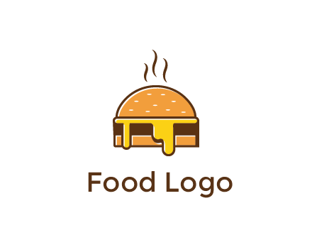 burger with steam and dripping cheese