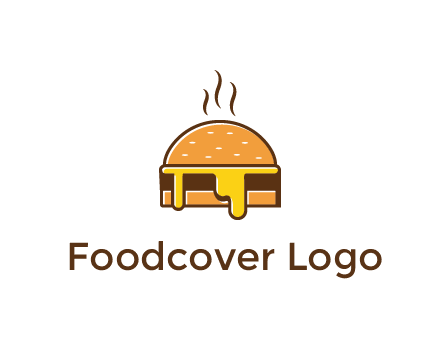 burger with steam and dripping cheese