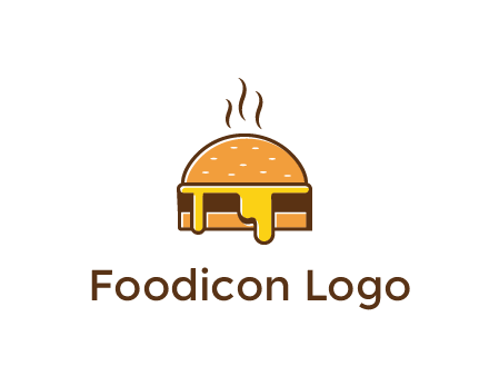 burger with steam and dripping cheese