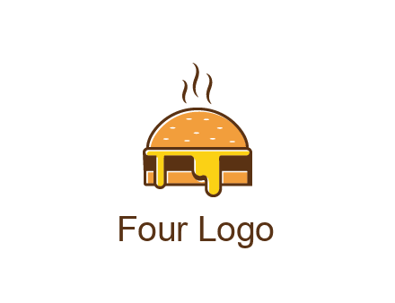 burger with steam and dripping cheese