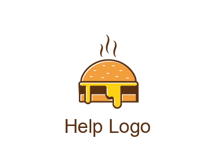 burger with steam and dripping cheese