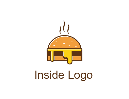 burger with steam and dripping cheese