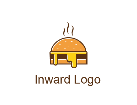 burger with steam and dripping cheese
