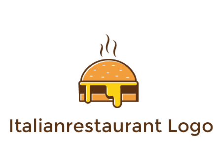 burger with steam and dripping cheese