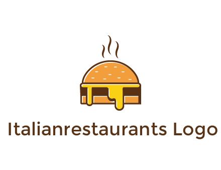 burger with steam and dripping cheese