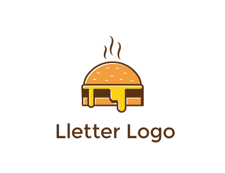 burger with steam and dripping cheese