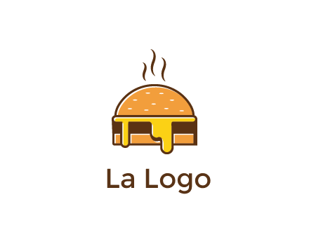 burger with steam and dripping cheese