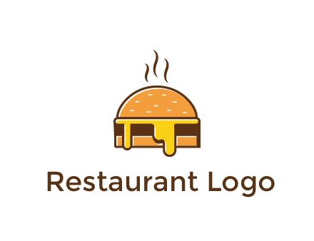 burger with steam and dripping cheese