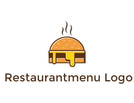 burger with steam and dripping cheese