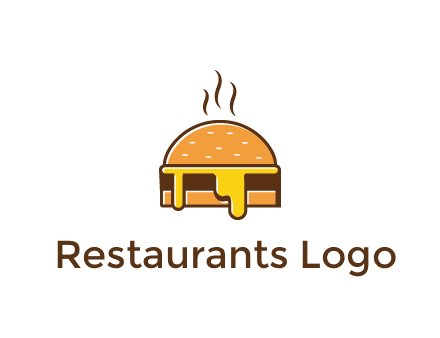 burger with steam and dripping cheese