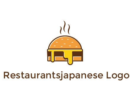 burger with steam and dripping cheese