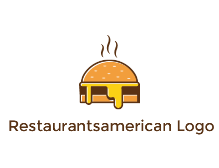 burger with steam and dripping cheese