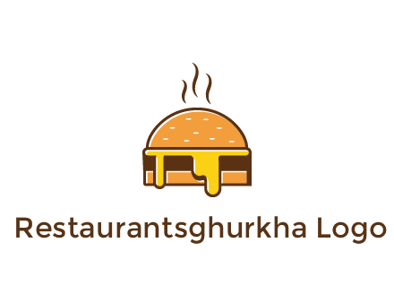 burger with steam and dripping cheese