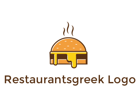 burger with steam and dripping cheese