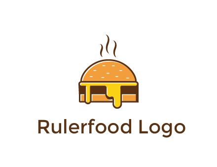 burger with steam and dripping cheese