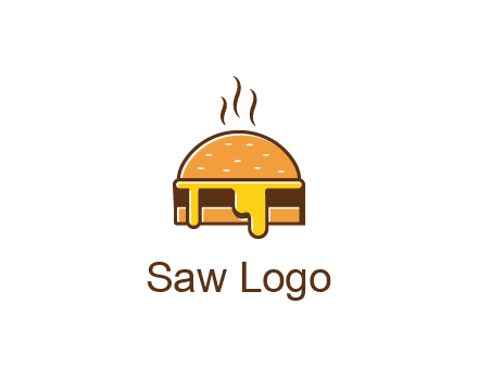 burger with steam and dripping cheese
