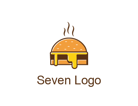 burger with steam and dripping cheese