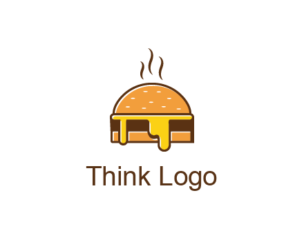 burger with steam and dripping cheese