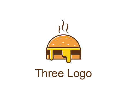 burger with steam and dripping cheese