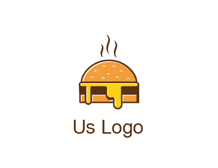 burger with steam and dripping cheese