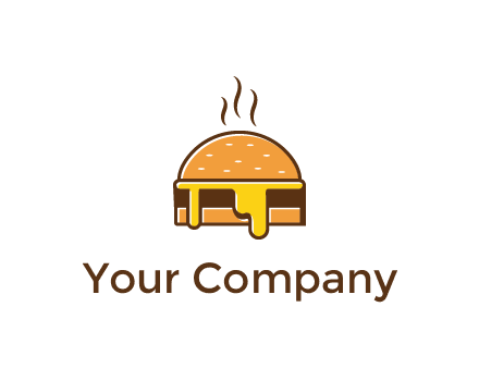burger with steam and dripping cheese