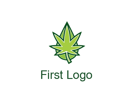 water droplet behind marijuana leaf
