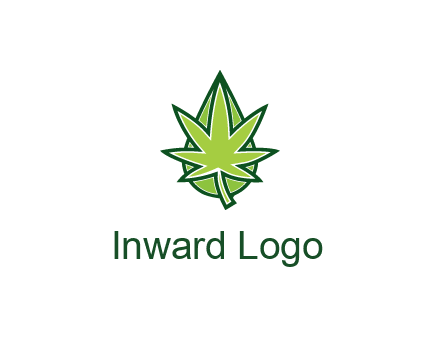 water droplet behind marijuana leaf