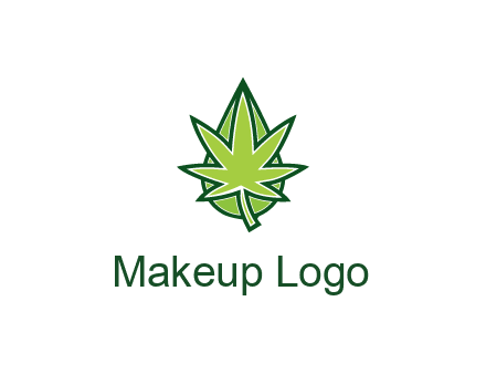 water droplet behind marijuana leaf