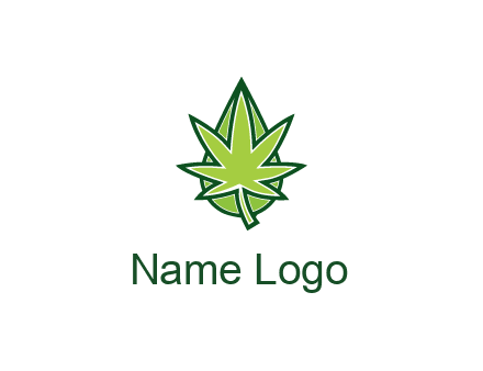 water droplet behind marijuana leaf