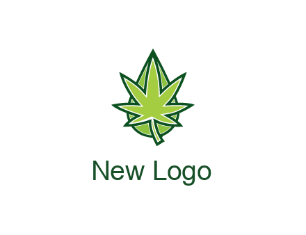 water droplet behind marijuana leaf