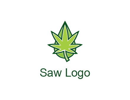 water droplet behind marijuana leaf