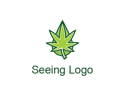 water droplet behind marijuana leaf