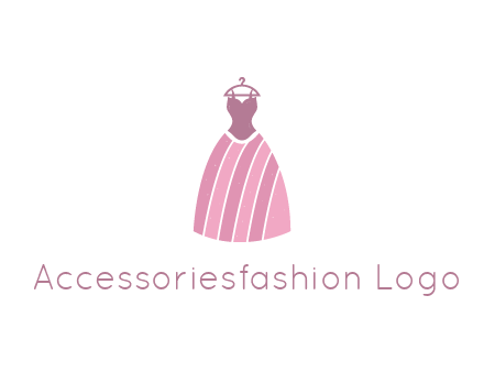 lady dress hanging on hanger