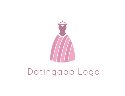 lady dress hanging on hanger