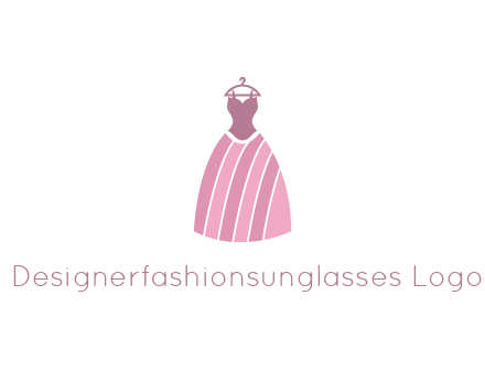 lady dress hanging on hanger
