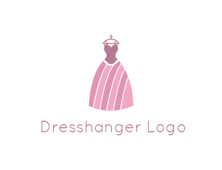 lady dress hanging on hanger