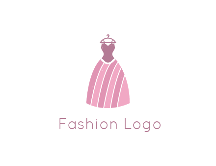 lady dress hanging on hanger