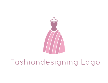 lady dress hanging on hanger