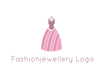 lady dress hanging on hanger