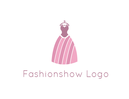 lady dress hanging on hanger