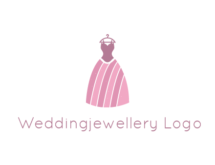 lady dress hanging on hanger
